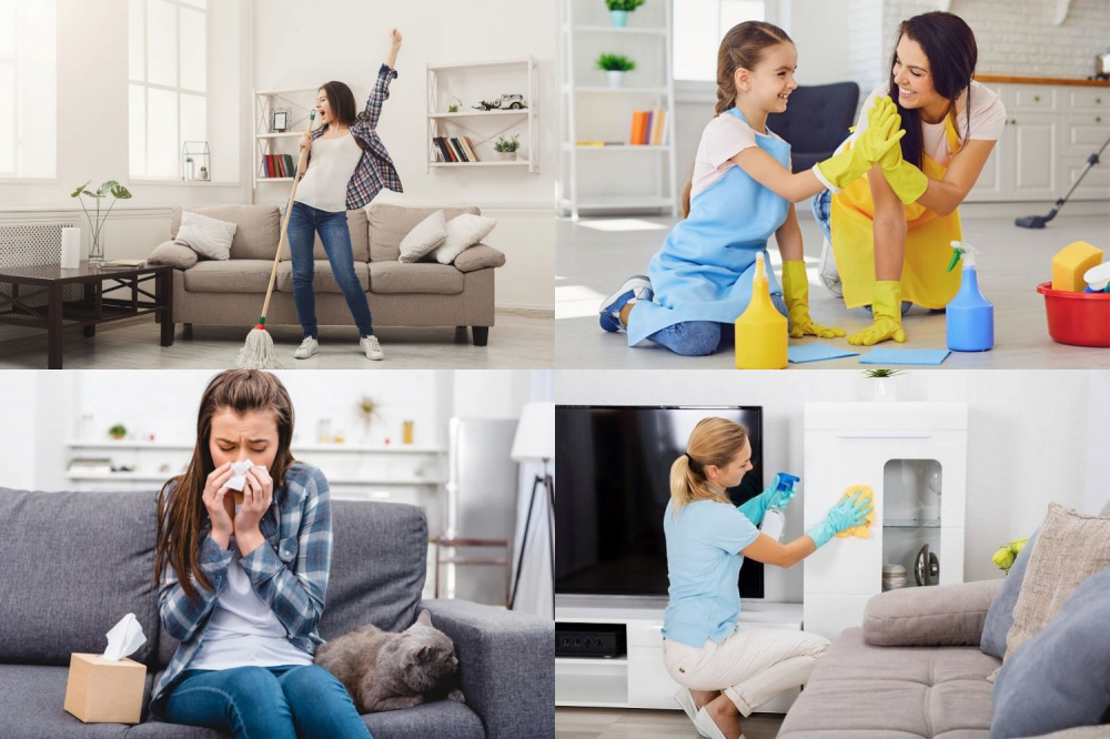 Giữ không gian sống trong lành để tránh dị ứng mùa